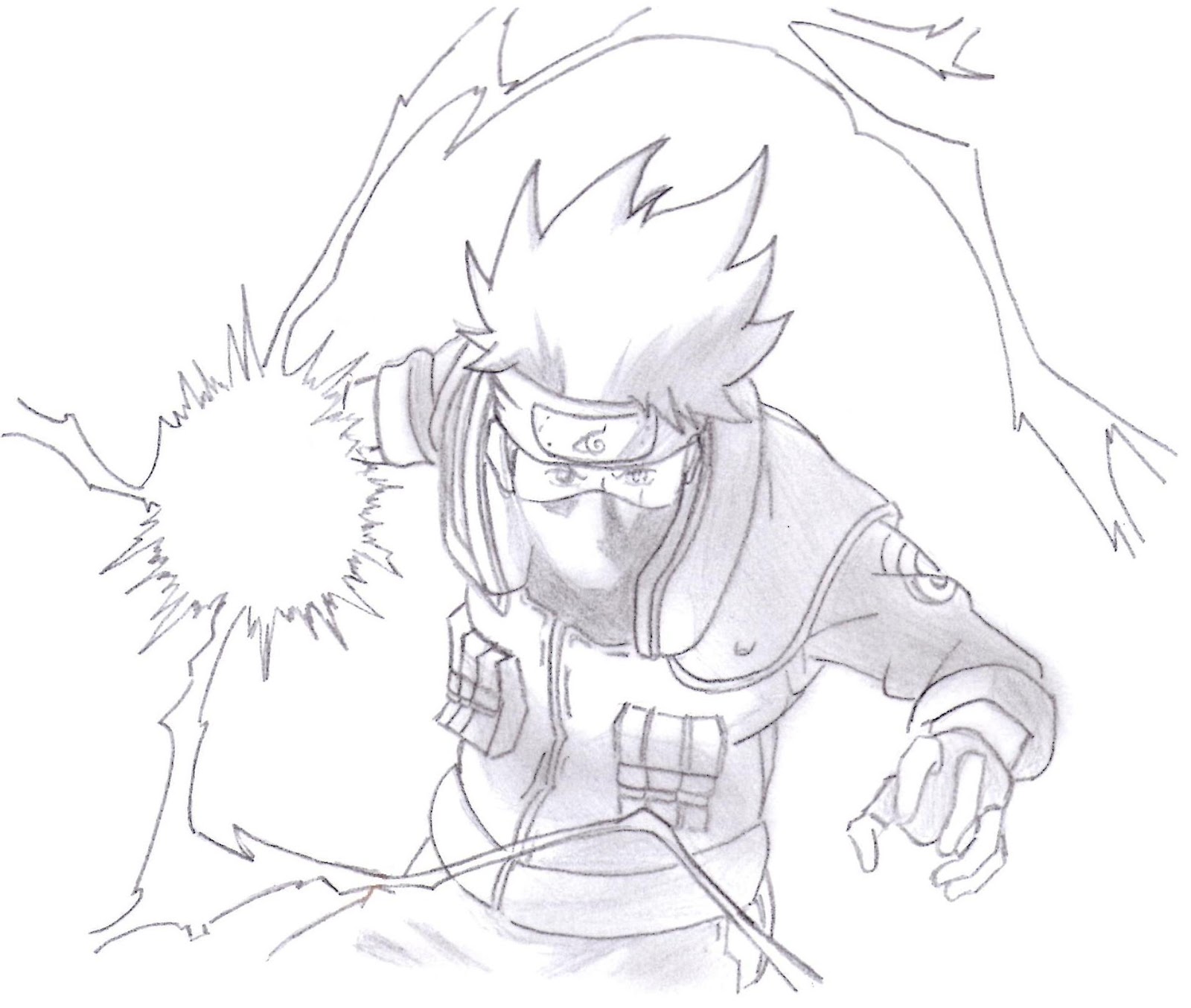 Dibujos para paredes imagenes de kakashi anime llorando dibujo a lapiz anim...